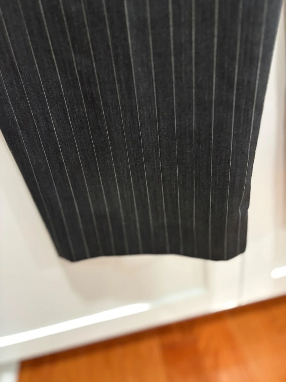 NWT J.Crew Italian Wool Blend Pinstripe Pleated Tapered Pants 12
